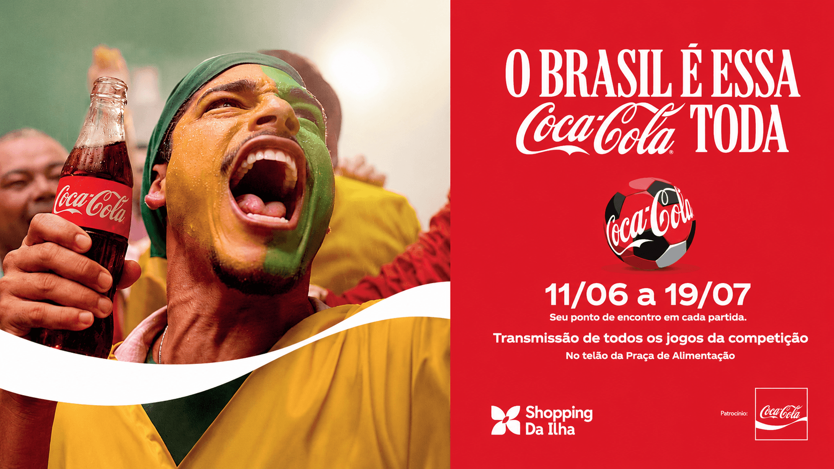 Imagem do Banner Copa é no ilha