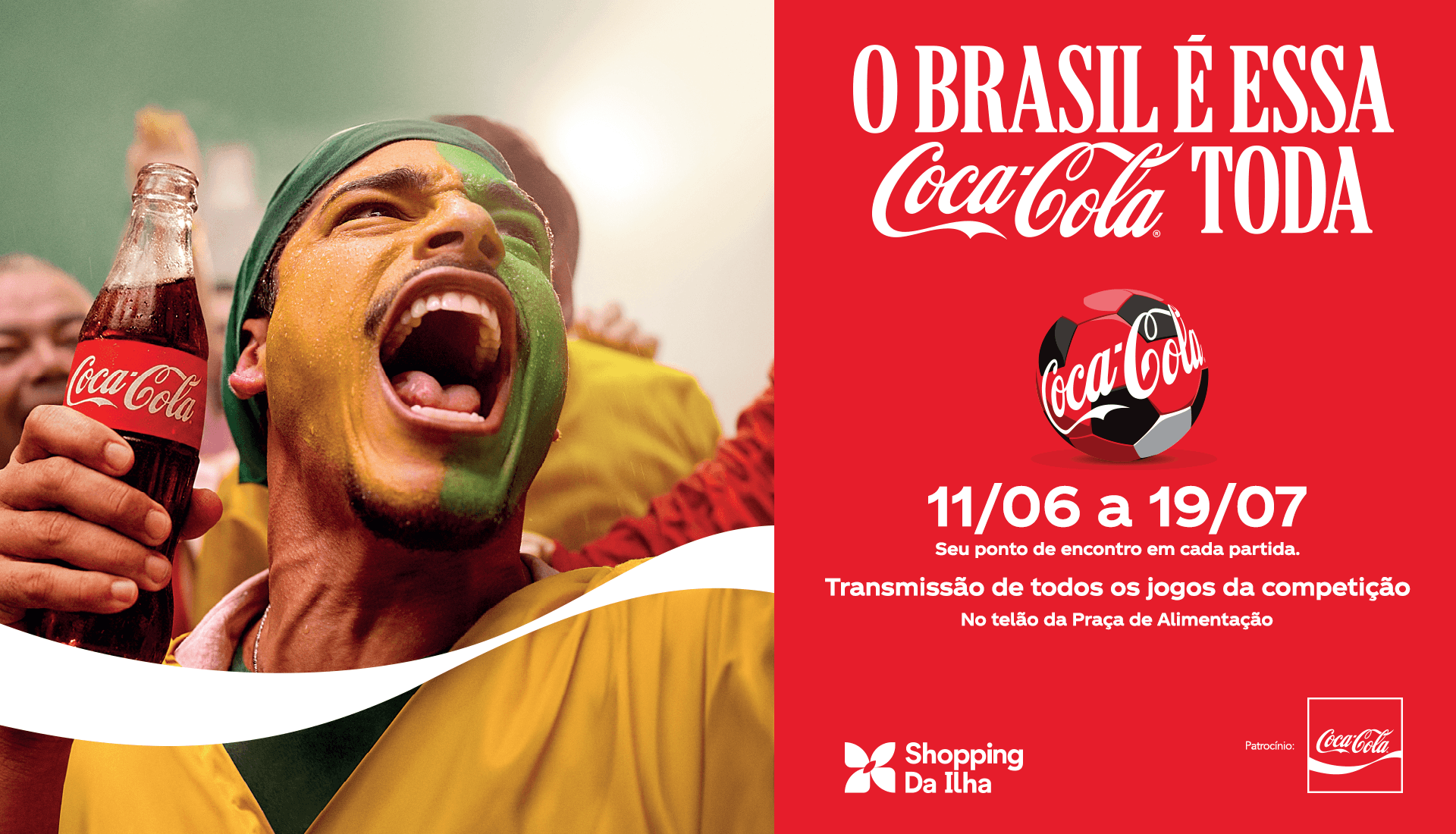 Imagem do Banner Copa é no ilha