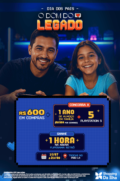Imagem do Banner O DOM DO LEGADO - DIA DOS PAIS